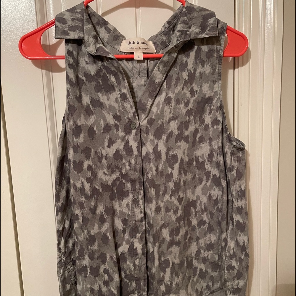 Patterned Cloth & Stone button down top